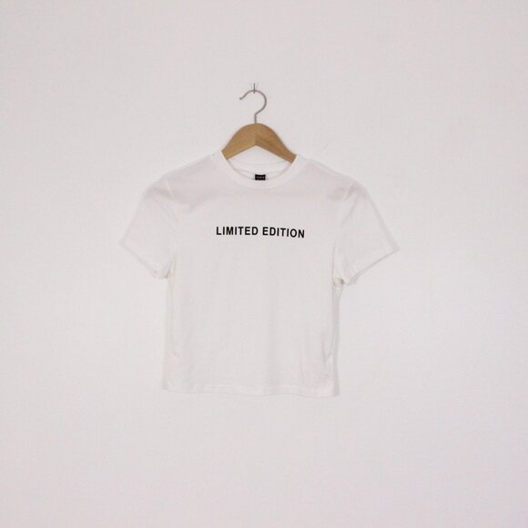 *Shein “limited Edition” White Crop Top - Picture 4 of 6